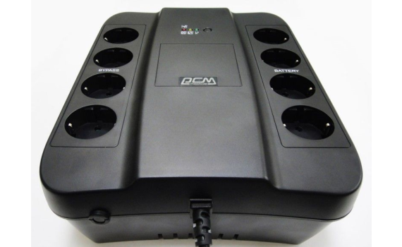 Powercom Back-UPS SPIDER, Line-Interactive, 850VA/510W, Tower, Schuko, USB (688276)