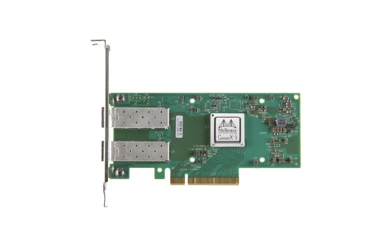 ConnectX®-5 EN network interface card, 25GbE dual-port SFP28, PCIe3.0 x8, tall bracket, ROHS R6