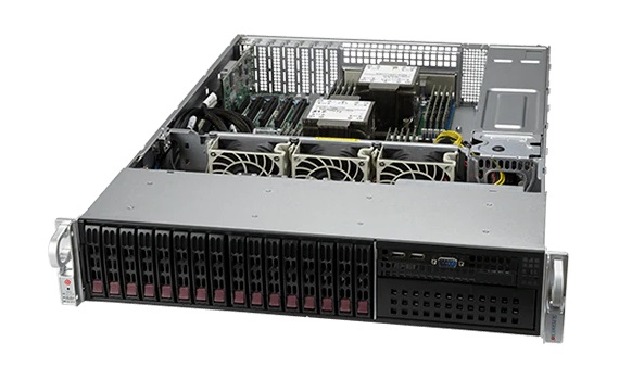 NEW Supermicro SuperServer 2U 220P-C9RT noCPU(2)3rd GenScalable/TDP 270W/no DIMM(18)/ SATARAID HDD(16)SFF/2x10GbE/2x1200W