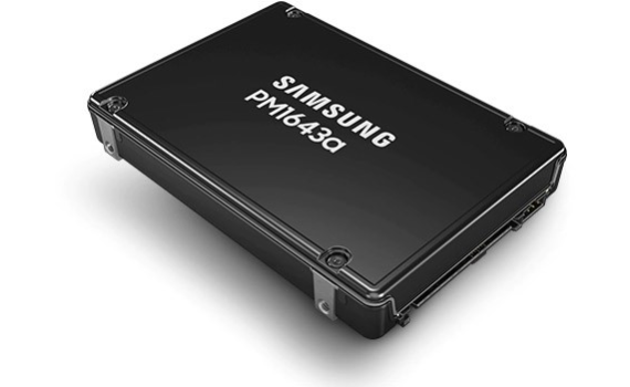 Samsung Enterprise SSD, 2.5"(SFF), PM1643a, 7.680GB, SAS, 12Gb/s, R2100/W2000Mb/s, IOPS(R4K) 400K/90K, MTBF 2M, 1 DWPD, OEM, 5 years (analog MZILS7T6HMLS/MZILT7T6HMLA-00007)