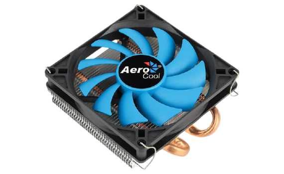 Aerocool Verkho 2 Slim 105W / PWM / Intel 115*/AMD / Heat pipe 6mm x2
