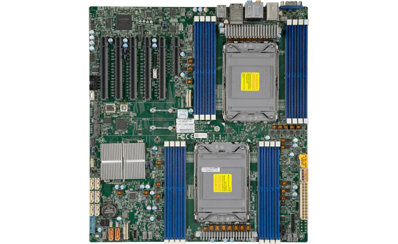 Supermicro Motherboard 2xCPU X12DAI-N6 3rd Gen Xeon Scalable TDP 270W/16xDIMM/ C621A RAID 0/1/5/10/2x1Gb/5xPCIex16/2xM.2(Bulk)