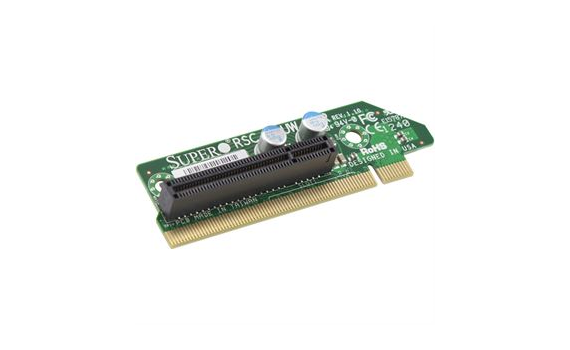 Элемент корпуса Supermicro 1U  RHS  WIO  Riser  card  with  one  PCI-E  x8  slot