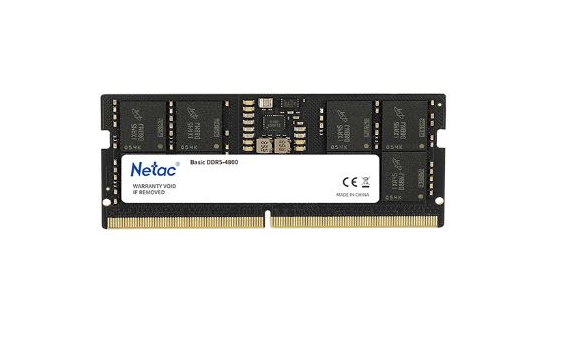 Netac Basic SODIMM 8GB DDR5-4800 (NB5-38400) C40 40-40-40-77 1.1V Memory module