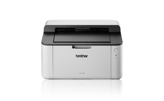 Принтер лазерный Brother HL-1110R бело-черный, лазерный, A4, монохромный, ч.б. 20 стр/мин, печать 2400x600, лоток 150 листов, USB
