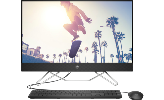 HP 27-cb1088ci NT 27" FHD(1920x1080) Ryzen 3 5425U, 8GB DDR4 3200 (2x4GB), SSD 256Gb,  AMD integrated graphics, noDVD, kbd&mouse wired, HD Webcam, Jet Black, FreeDOS, 1Y Wty