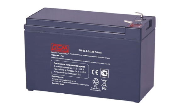 Аккумулятор Powercom PM-12-7.0 (12В / 7Ач) (421610)